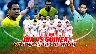 Indonesia vs Guinea, Was-was Dijegal Wasit