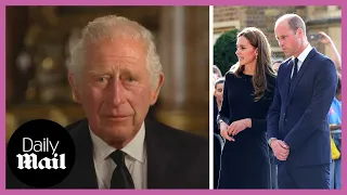 King Charles III pronounces William and Kate Prince and Princess of Wales