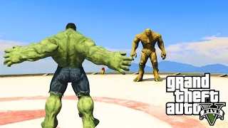 GTA 5 PC Mods - INCREDIBLE HULK VS. THE ABOMINATION! GTA 5 SUPERHERO SHOWDOWN MODS #3