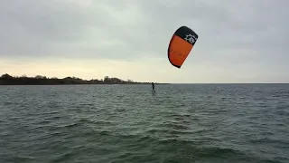 Foil in Skåne, Sweden - Light wind session with Slingshot UFO V2