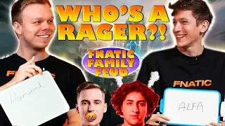 Who's the BIGGEST RAGER?! | Fnatic Family Feud Part 1