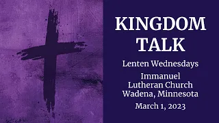 Welcome to Lenten Wednesday Worship