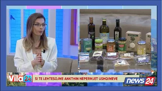 Si të lehtësojmë ankthin nëpërmjet ushqimeve? Udhëzime nga nutricionistja Hyrida Basha