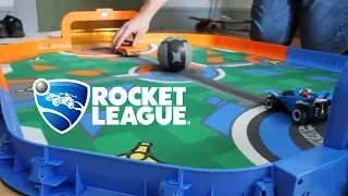 We challenged strangers to 1v1 in real life Rocket League (hot wheels)