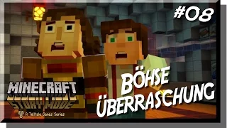 Minecraft Story Mode #08 - Böhse Überraschung! ★ Let´s Play Deutsch German ★ Gameplay ★ Facecam ★