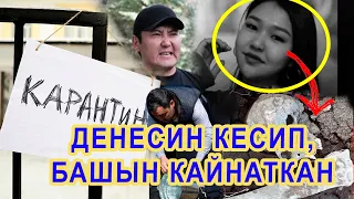 КЫЗДЫН ДЕНЕСИН КЕСИП,БАШЫН КАЙНАТКАН. КЕЛЕМИШ ЖЕГЕНДЕРДИН ВАКЦИНАСЫН АЛБАЙМ.