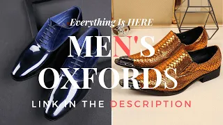 Men's Oxford Shoes / Oxford Shoes #10 / Оксфорды Мужские