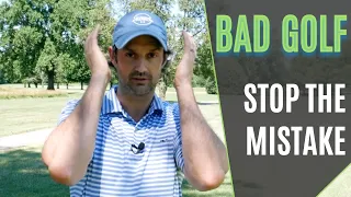 Biggest Mistakes In Golf While Hitting a Shot (It's obvious and easy to stop too!)