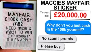 MESSING WITH MCDONALDS MONOPOLY SCAMMERS