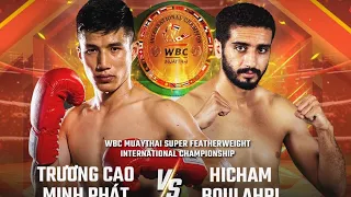 Trương Cao Minh Phát hạ đo ván đối thủ giành đai WBC muay thai
