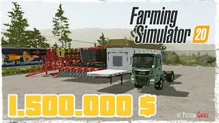 1.500.000 $ НА ХЛОПОК | Farming Simulator 20 #13