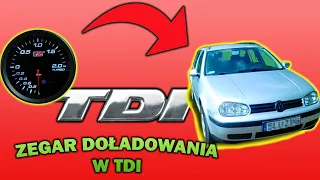 Montaż wskaźnika doładowania w golfie 4 1.9TDI