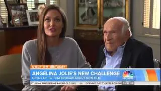 Angelina Jolie and Louis Zamperini talk about Unbroken  Today Show by Tom Brokaw