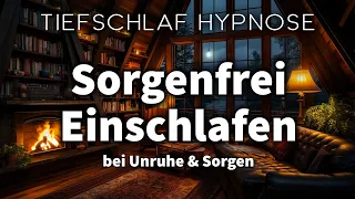 Bei Stress & Unruhe schnell in den Schlaf finden | Tiefschlaf-Hypnose