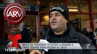 Todo listo para recibir el 2019 en Nueva York | Al Rojo Vivo | Telemundo