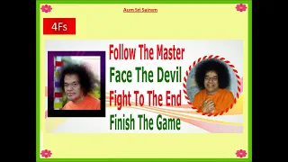 4Fs Follow the master ,Face the devil, Fight to the end Finish the game - level 1