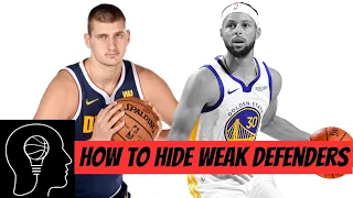 Reaction Thinking Basketball Hiding Weak Defenders Like Luka, Curry, Jokic