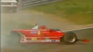 F1 - 1980 Imola GP - Gilles Villeneuve crash