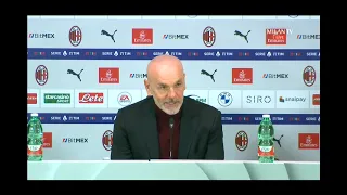 Conferenza mister Pioli post Milan - Spezia 1-2 ( 17.01.2022 )