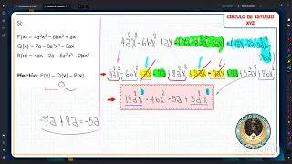 (ADICIÓN Y SUSTRACCIÓN DE POLINOMIOS ) - GRUPO DE ESTUDIO XYZ - 6to de PRIMARIA