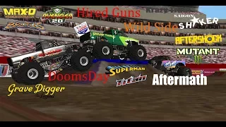 Rigs of Rods Monster Trucks Corrupted Karnage S1 Stop 9 @Freestyle Jam