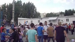 Астраханские музыканты на митинге организованным О. Шеиным.