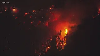 Multiple fires burning across Oregon in 'unprecedented fire event'