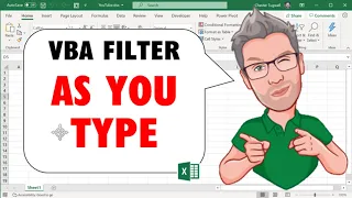 Create a Filter as You Type SEARCH BOX in Excel VBA