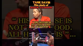 GERVONTA DAVIS gives a BRUTALLY HONEST FILM STUDY of SHAKUR STEVENSON #boxing #boxeo #shorts