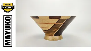 LAMINATED BOWL, wood turning