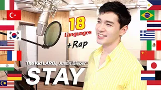 Korean Guy Singing "STAY" in 18 Languages + RAP (The Kid LAROI, Justin Bieber) - Cover by Travys Kim