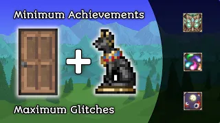 DESTROYING the Terraria Minimum Achievement Run with GLITCHES