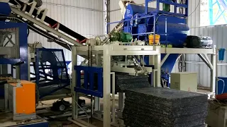 Model TPM10000 Concrete block machine in Fujian Province, China