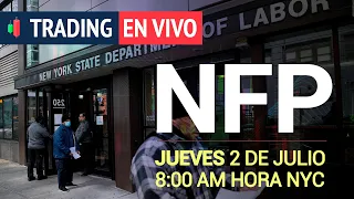 DAY TRADING Non-Farm Payroll | NFP en Vivo 2 de Julio 2020 Español