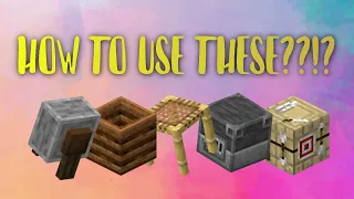 Things/Blocks Beginners Might Have Not Know How To Use in Minecraft!!