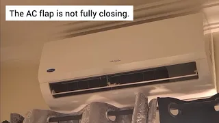 After Power Off The Air Conditioner Flap Does Not Close Completely - How To Fix | Tips And Tricks