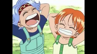 Baby nami and Baby Nojiko get punished by Bellemiere