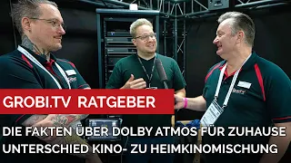 Die Fakten über Dolby Atmos für Zuhause. Unterschied Kino- zu Heimkinomischung