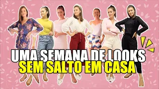 UMA SEMANA DE LOOKS REAIS EM CASA - Vitória Portes