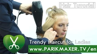 Trendy Haircut for Ladies. parikmaxer tv english version