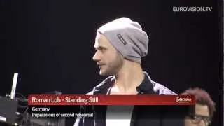 Roman Lob - Standing Still (Germany) Second rehearsal