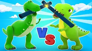 Zabawka Dinozaur vs Prawdziwy Dinozaur!   | InvenTom Wynalazca | Car City World App