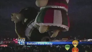 Officials: Special shapes balloon escapes tether during Balloon Glow