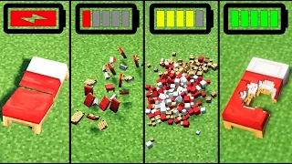 minecraft with different battery compilation