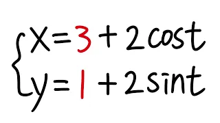 10.1 #19 Convert parametric to Cartesian (rectangular)