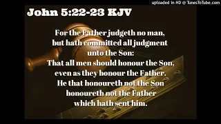 All Men Should Honour the Son John 5 23