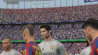 EA Sports FC 24 Mobile - Classic Barcelona vs Classic Real Madrid (2-3) - Messi vs Ronaldo
