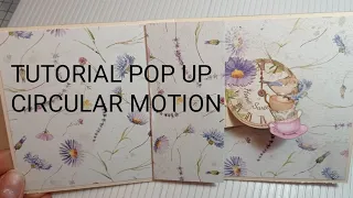 ✂️HAZLO FÁCIL✂️ Tutorial pop up circular motion 🔃🏡