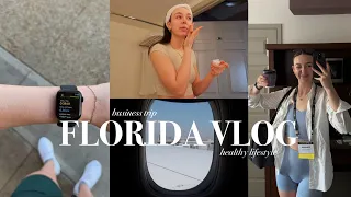 FLORIDA VLOG: travel w/me, 5am mornings, my first business trip, running 10km, life as a gym owner!
