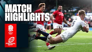 16 tries in the match! | Highlights | England Men's A v Portugal